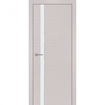 Межкомнатная дверь Гармония дуб беленый,Венге с алюминиевой кромкой