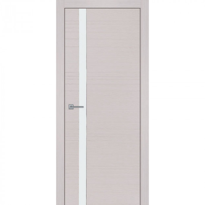 Межкомнатная дверь Гармония дуб беленый,Венге с алюминиевой кромкой