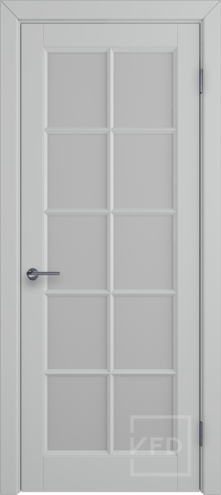 Межкомнатная дверь "Гланта", по, Silver