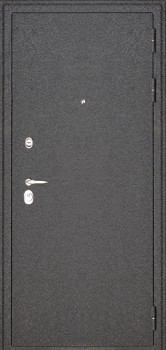 Входная дверь Колизей, антик темное серебро