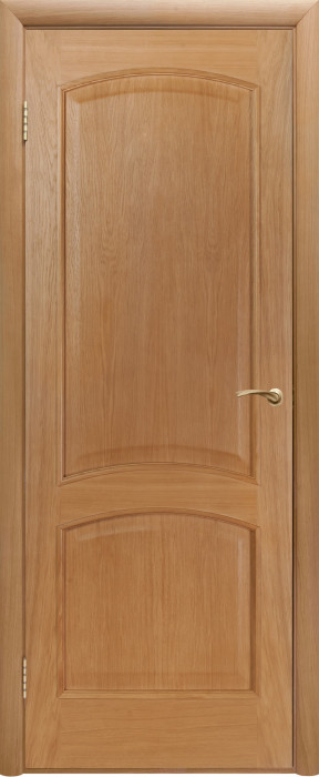Межкомнатная дверь "Капри 3", пг, дуб светлый