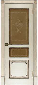 Межкомнатная дверь "Классика 5", по, слоновая кость
