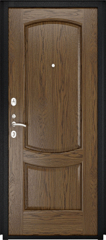 Внутренняя панель шпонированная Лаура 2, мореный дуб светлый, 16 мм