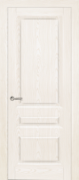 Межкомнатная дверь "Малахит-2", пг, белый ясень