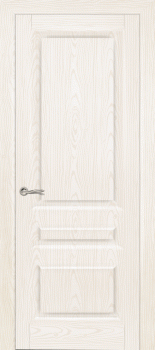 Межкомнатная дверь "Малахит-2", пг, белый ясень