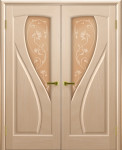 Межкомнатная дверь "Мария", по, беленый дуб