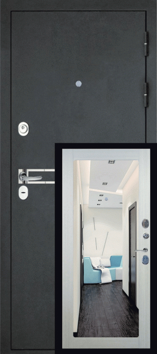 Дверь с зеркалом Президент S1Z