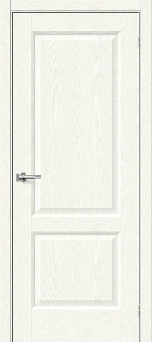 Межкомнатная дверь "Неоклассик-32", пг, White Wood
