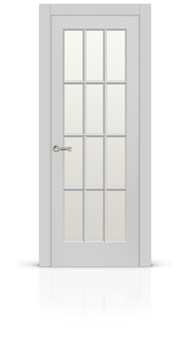 Межкомнатная дверь "Олимп", по, белый