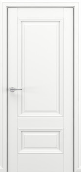 Межкомнатная дверь "Турин В3", пг, матовый белый