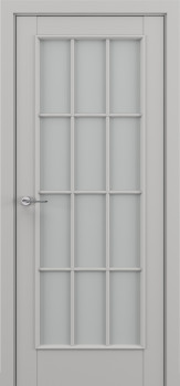 Межкомнатная дверь "Неаполь" АК, по, серый