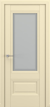 Межкомнатная дверь "Турин В3", по, матовый крем