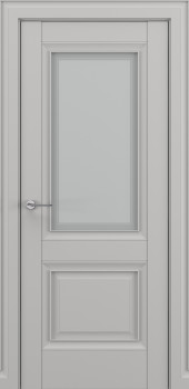 Межкомнатная дверь "Венеция В1", по, серый матовый