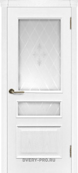 Межкомнатная дверь "Милан", по, ясень жемчуг