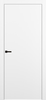Межкомнатная дверь "Porta-50 4AF", AL-кромка в цвет, пг, Shellac White