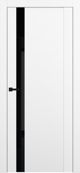 Межкомнатная дверь "Porta V 11", пг, Shellac White Black star