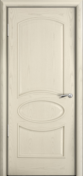 Межкомнатная дверь Мильяна Рим, пг, ясень жемчуг