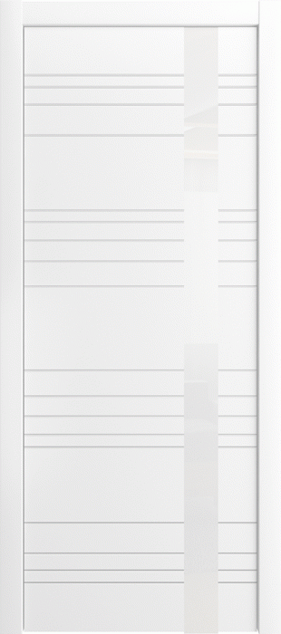 Межкомнатная дверь "SCANDI N Z1", по, белая