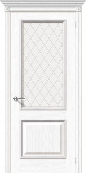 Межкомнатная дверь "Шервуд", по, белый дуб