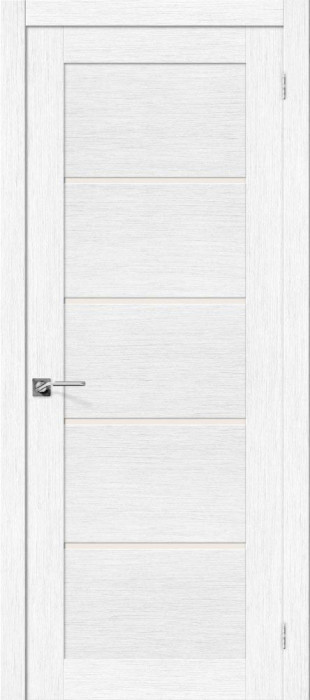 Межкомнатная дверь "Токио 5", по, белый дуб