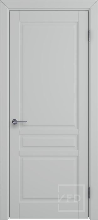 Межкомнатная дверь "Стокгольм", пг, Silver