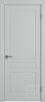 Межкомнатная дверь "Стокгольм", пг, Silver