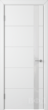 Межкомнатная дверь "Тривиа", по, белый