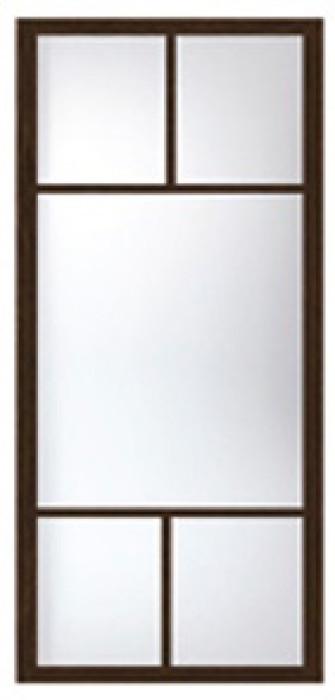 Перегородка раздвижная пять стекол