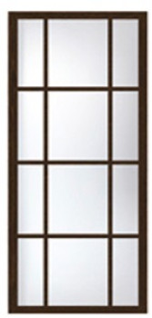 Перегородка раздвижная двенадцать стекол