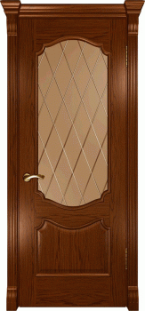 Межкомнатная дверь "Венеция", по, дуб сандал