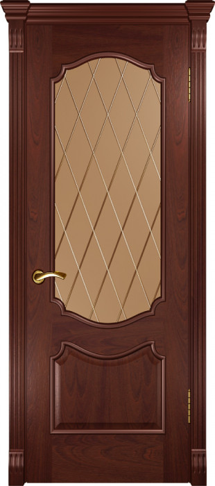 Межкомнатная дверь "Венеция", по, красное дерево