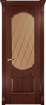 Межкомнатная дверь "Венеция", по, красное дерево
