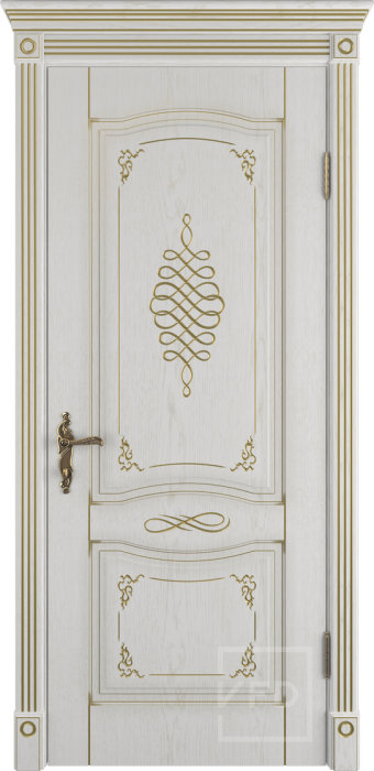 Межкомнатная дверь "Vesta", пг, Bianco Classic