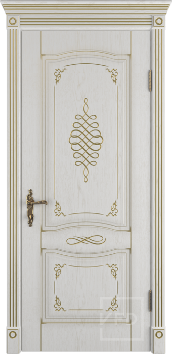 Межкомнатная дверь "Vesta", пг, Bianco Classic